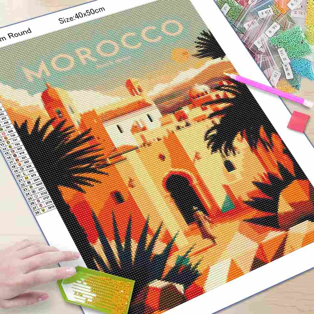 ชุดอุปกรณ์วาดภาพเพชรของศิลปินช - Photo Mosaic Print บทวิจารณ์และราคา