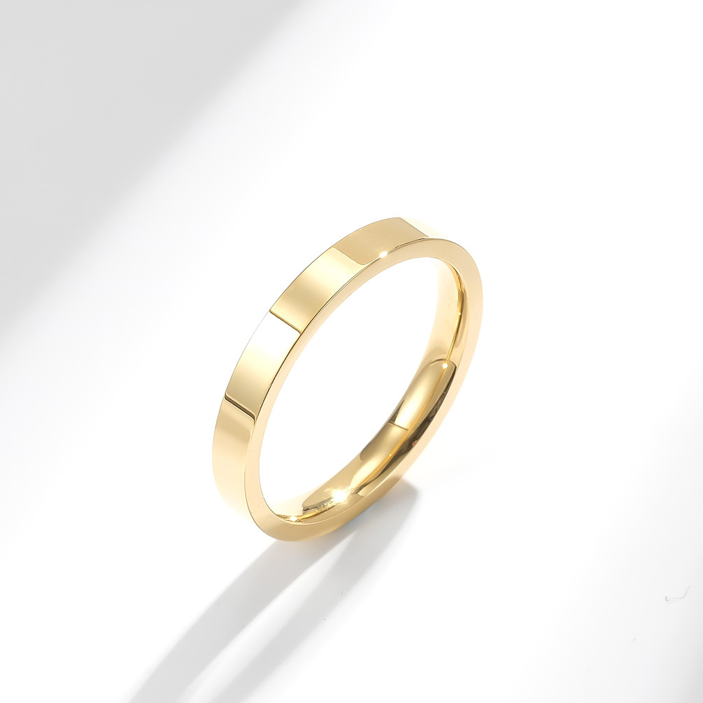 3 มม.คลาสสิก 316L สแตนเลสประณี - Initial Ring Custom บทวิจารณ์และราคา